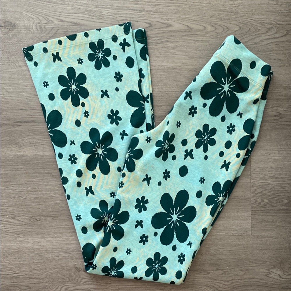 Urban Outfitters Floral Leggings - Green and Yellow